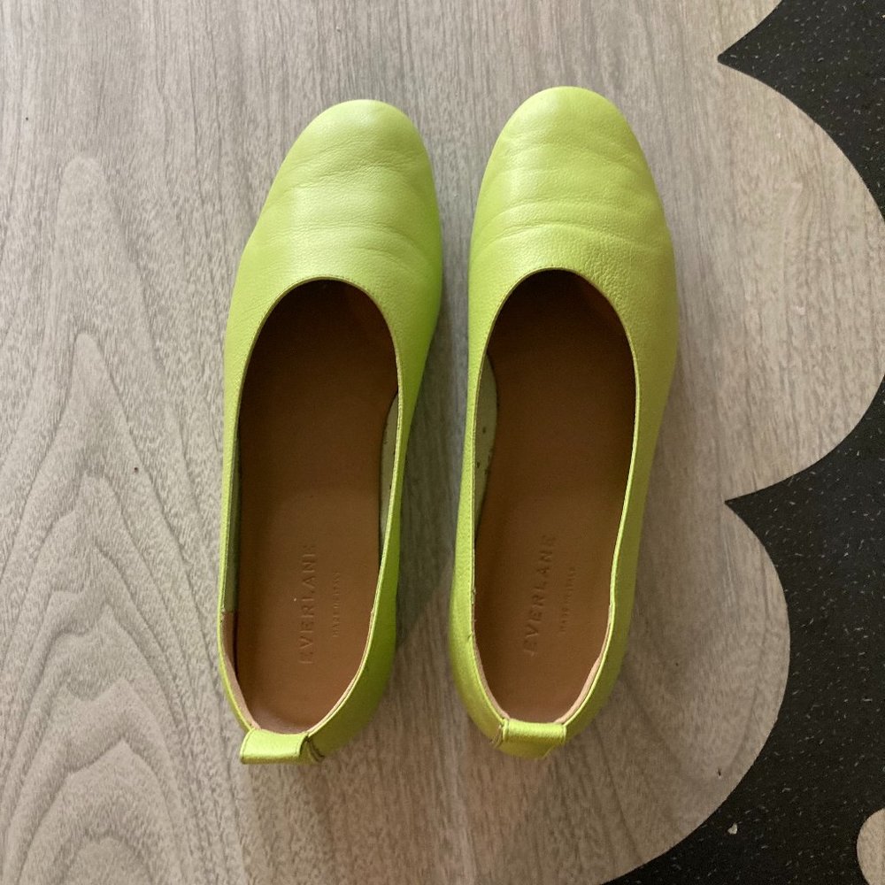 Everlane Day Glove Flats Lime Size 9.5